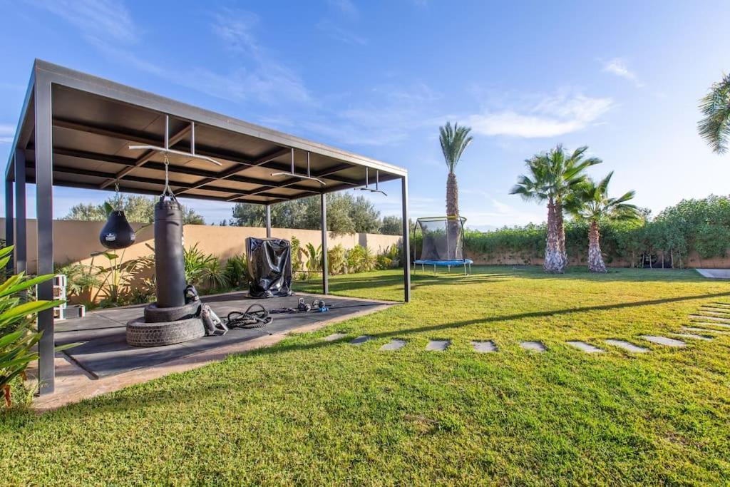Villa Hawai, Ss Vis A Vis Avec Espace De Sport , Piscine Chauffee Marrakesh Exterior foto